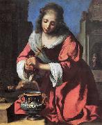 Johannes Vermeer saint praxedis USA oil painting artist
